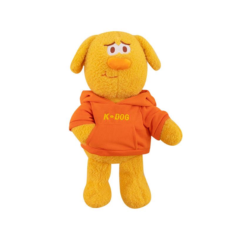 Plush Hoodie Puppy Toy Cute Hat Big Ears Funny Dress Doll Throw Pillow Gift