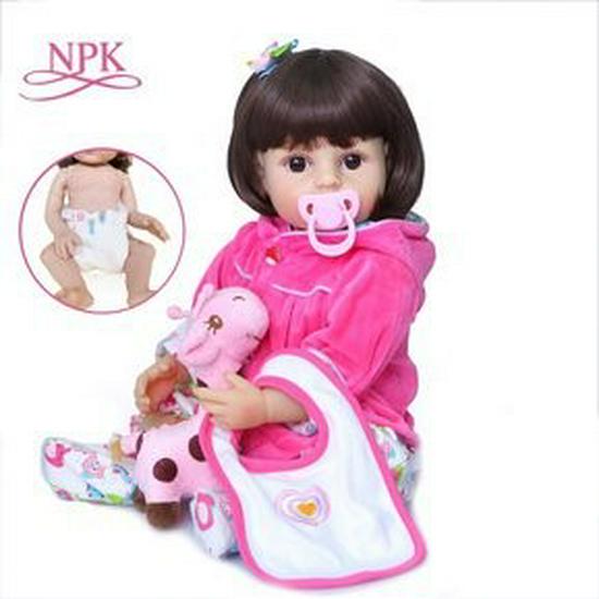 NPK Genuine 55CM Waterproof Full Silicone Reborn Baby Doll