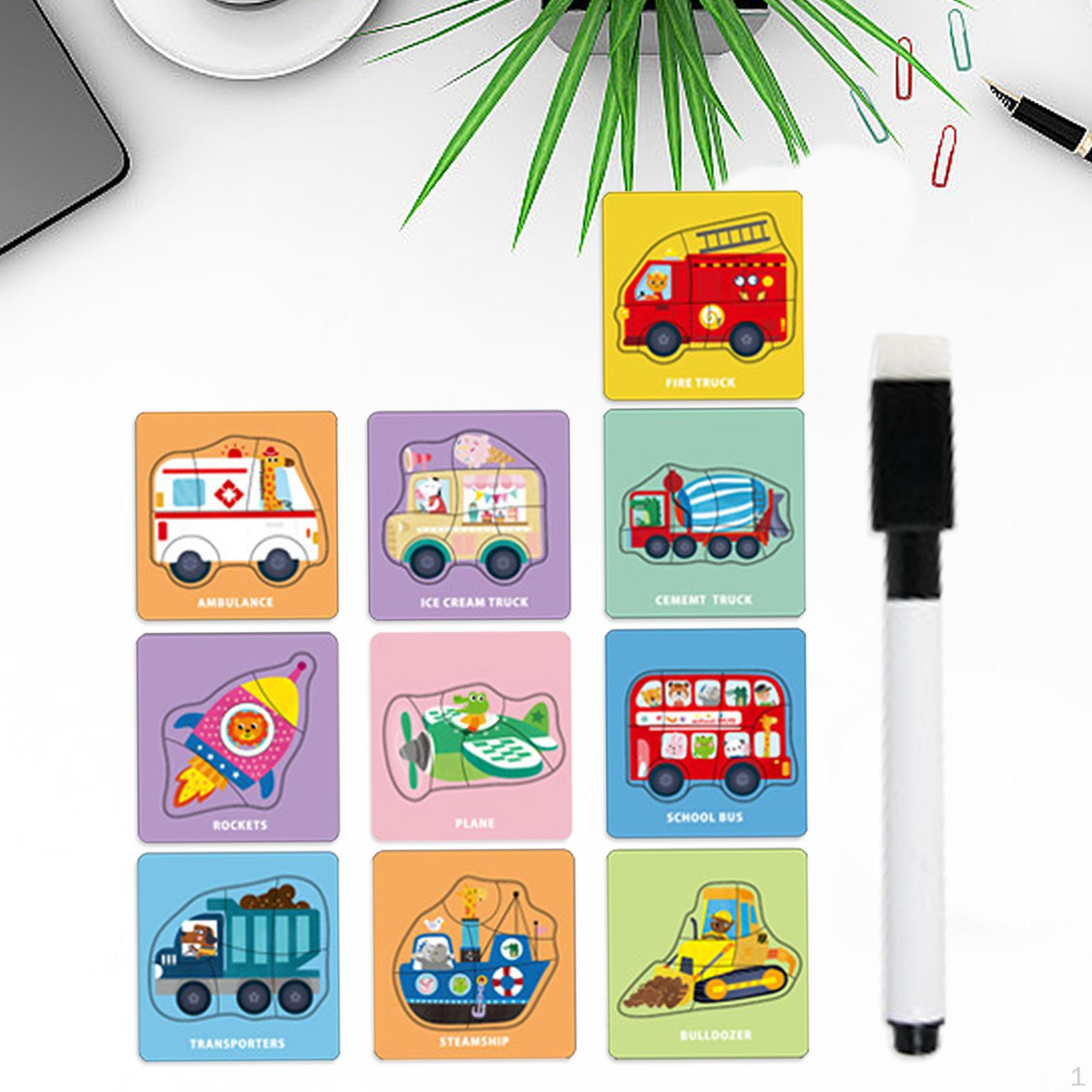 

Красочная игра на память для детей - набор развивающих игрушек Traffic