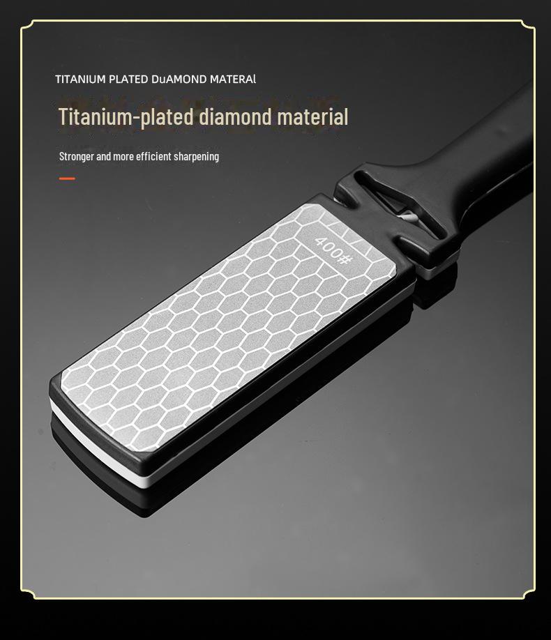 Double-Sided Diamond Grinding Stone - Multi-Functional Kitchen Tool for Thick and Thin Grinding