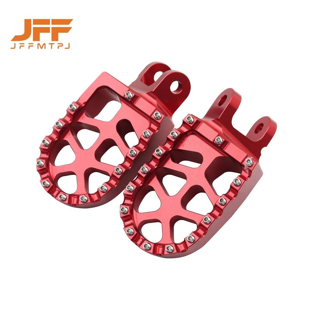 CNC Aluminum Motorcycle Footpegs for Honda Off-road - Anti-slip Design