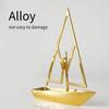 Sailing Shape Insect Coil Holder Metal Coil Incenses Burners Hanging Incenses Holder Rack for Home and Office Desktop