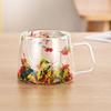 Double-layer Glass Cup With Handle Heat-resistant Tea Cups Coffee Mugs Drinkware Creative Gift