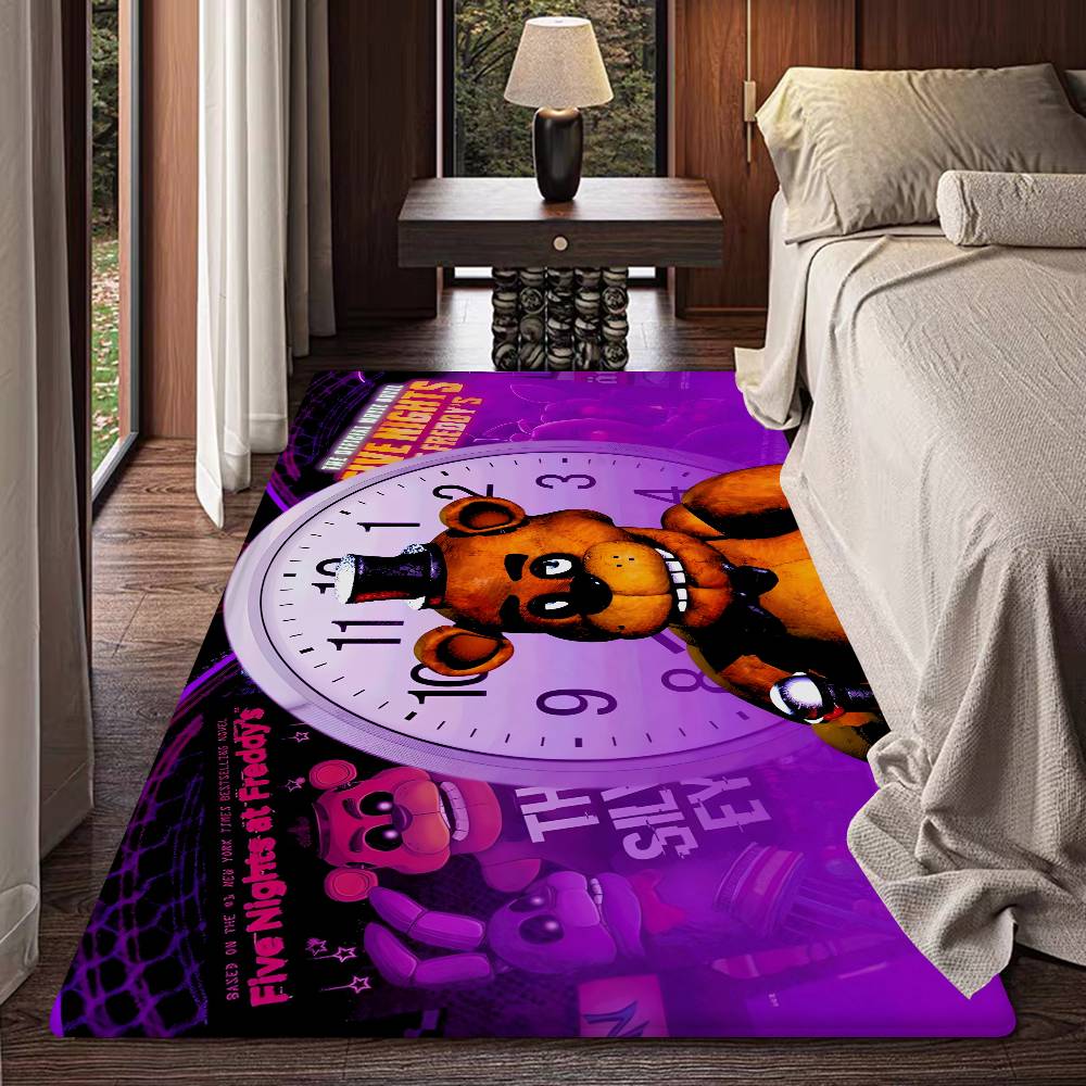 F-FNAF Five-nights-At-Freddys Door Mat Kids Room Bedroom Decoration Balcony Anti-Slip Doormat Living Room Doormat Area Rug