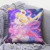 Sailor Moon Anime Girl Cute  Pillow Covers Home Sofa Cushion Covers and Aecorative Custom