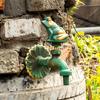 Rubinetto da Giardino Retrò Ottone Antico Scuola Materna Montaggio a Parete Animale Rubinetto Acqua Fredda Rubinetto per Lavabo