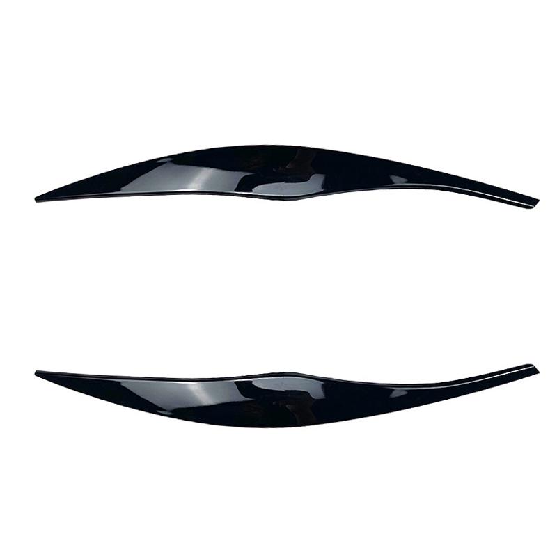 Carbon Fiber Car Headlight Eyebrow Eyelid Trim Eyebrows Eyelids Lids For BMW 3 Series E90 E91 320i 330i Sedan Touring
