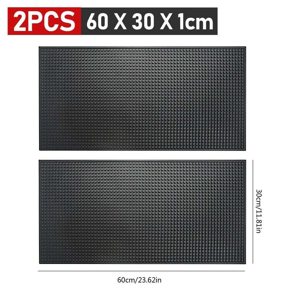 Tapete de Bar Borracha Tapetes de Bar de Café Antiderrapante PVC Tapete para Copo Impermeável Resistente ao Calor Tapete Escorredor para Bar Café Barista Coquetel Bartender