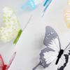 18 Pcs 3D Butterfly Wall Decor Self-Adhesive Butterfly Wall Stickers 3 Sizes Removable Room Mural Decals for DIY Crafts Bedroom Wedding Photo Prop
