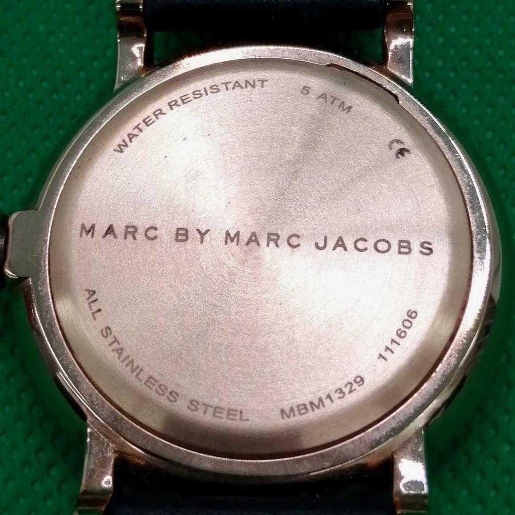 Used MARC BY MARC JACOBS MBM1329 Navy Quartz Analog Watch