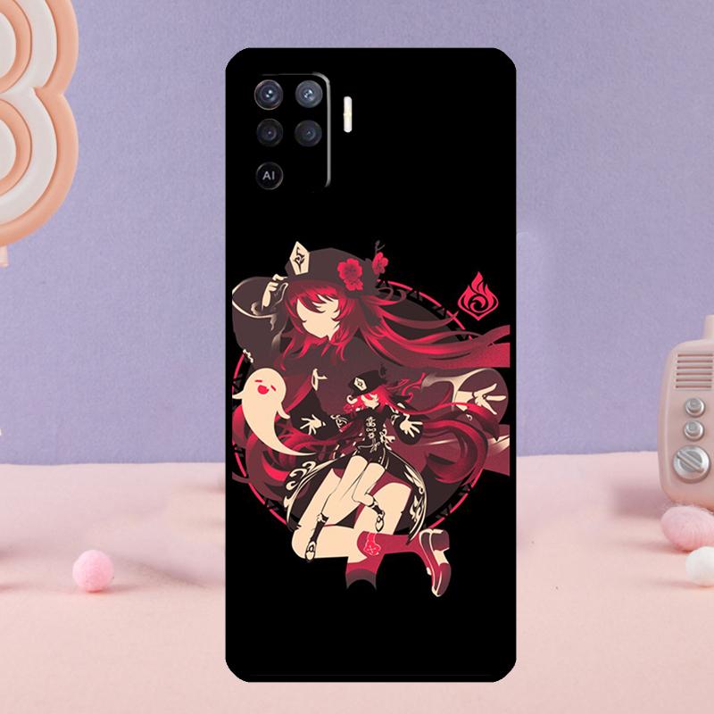 

Genshin Impact Hu Tao Phone Case For Oppo A18 A38 A58 A78 A98 A74 A94 A54 A40 A60 A80 A16 A76 A96 A15 A57S A17 A77 OPPO A60 5G