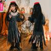 Halloween Kinderkostüm Vampir Cosplay Kleid Hexe Hexe Nachtelf Bühne Laufsteg langes Kleid