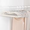 5pcs Short Neck Rubber Clothes Hangers Anti-slip Design Pet T-shirt Skirt Towel Drying Racks Space Saving Storage Clothes Hanger