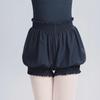 Women's High Waist Flower Bud Short Pants Dance Shorts Adult Ballet Shorts Safety Pant