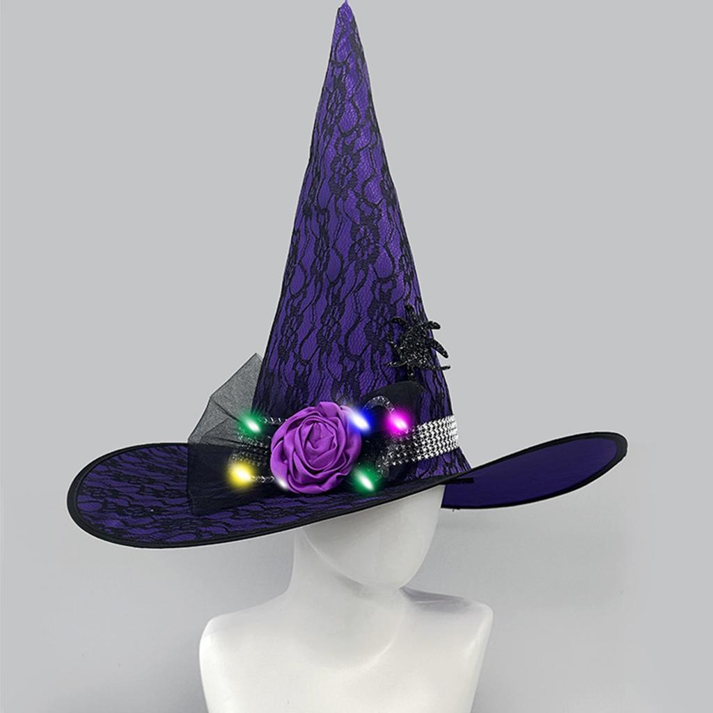 Halloween Cape and Hat 2-Piece Costume Set for Cosplay Party