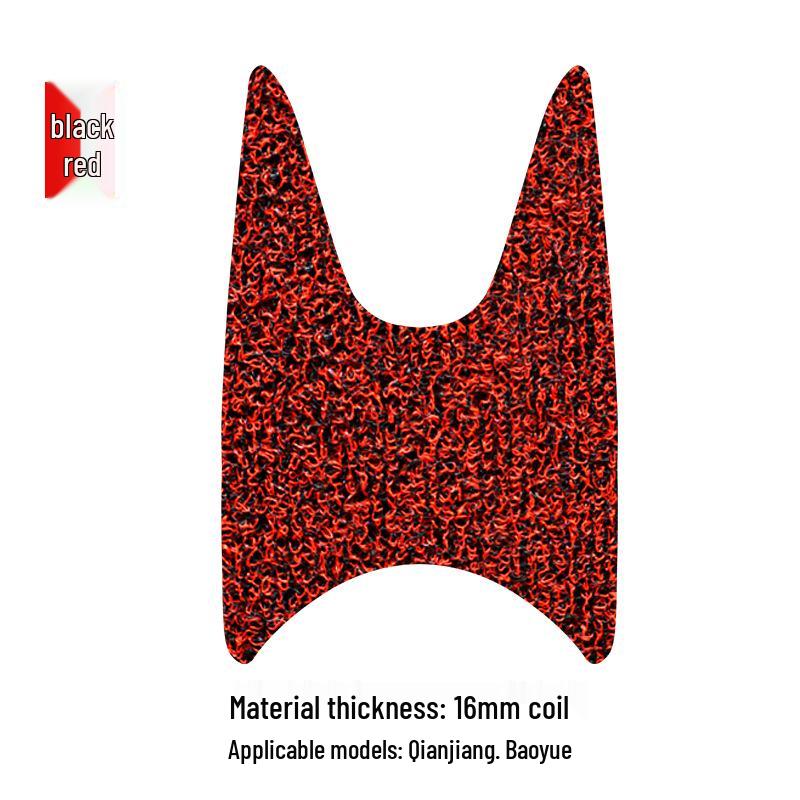 Silk Ring Non-Slip Waterproof Foot Pad for Qianjiang Baoyue QJ110T-8 Motorcycle
