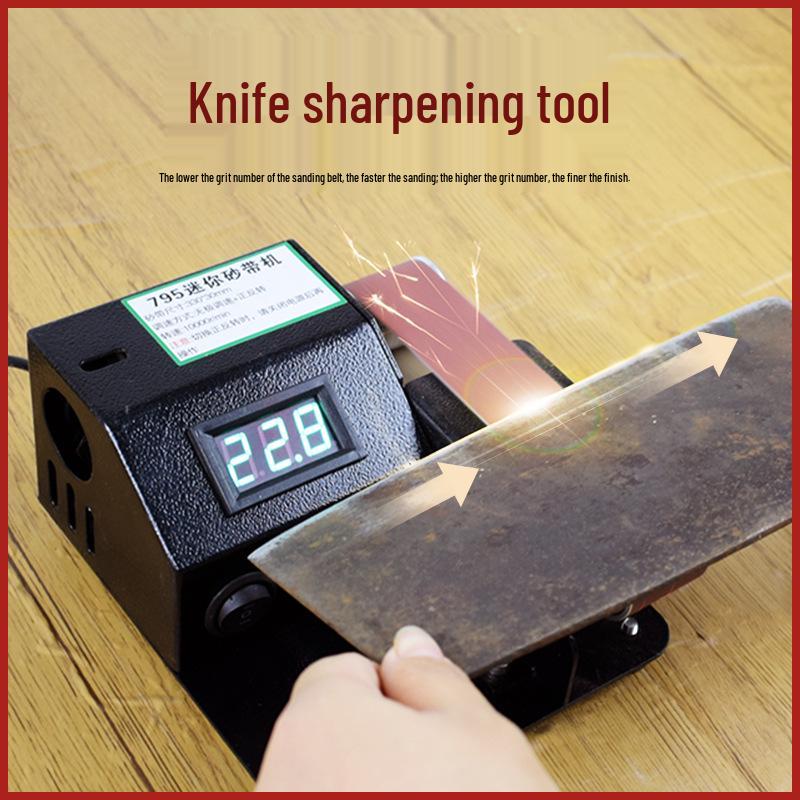Compact Electric Mini Belt Sander & Sharpener