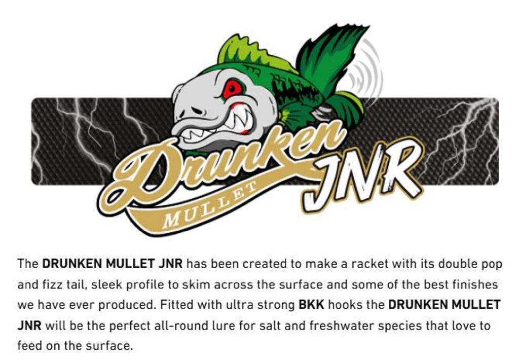 Chasebaits Drunken Mullet Jr 70 Mm 11 Grams Floating Lure 13 (6048)