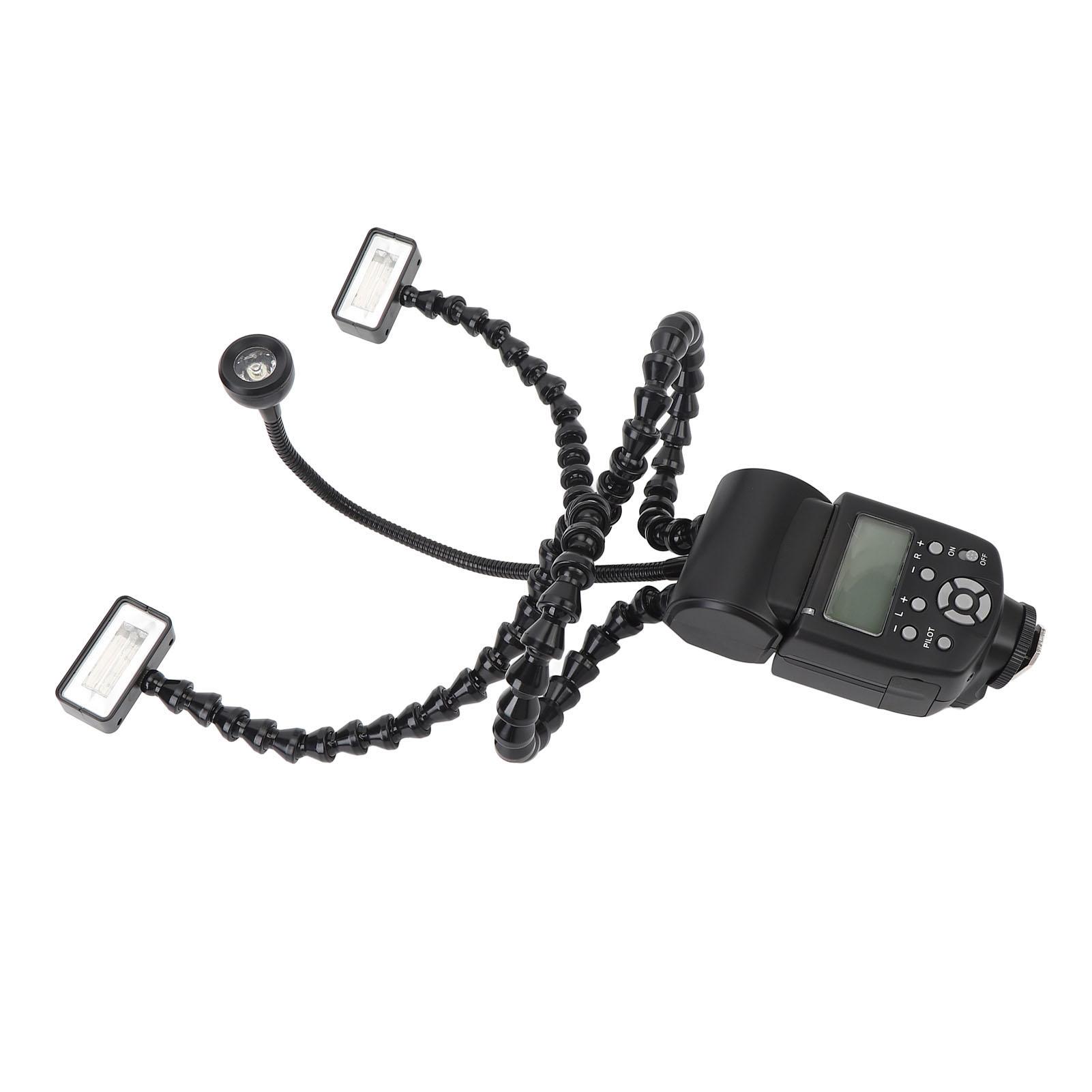 

K-808 Камера Макро Вспышка Портативный Многофункциональный Светильник Инструмент Для Фотографии 3 Головки