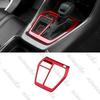 For Toyota RAV4 2019-2024 ABS Red Interior Gear Shift Box Decor Panel Cover Trim