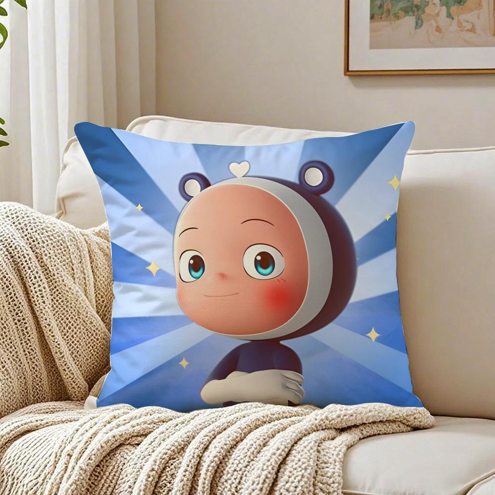 Cute Korean Movie YYumis Cells Cushion Cover Pillowcase Antidustmite living Room Sofa Decor Cushion Room