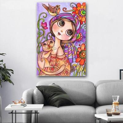 Diamond Painting 5d DIY Kreuzstich-Set Tier Katze Mosaik Diamond Painting Voll Diamantstickerei