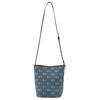 New MLB Polyester Bucket Bag, Shoulder Bag, Crossbody Bag Regular Unisex Light Blue 3ABMMV65N-50BLL