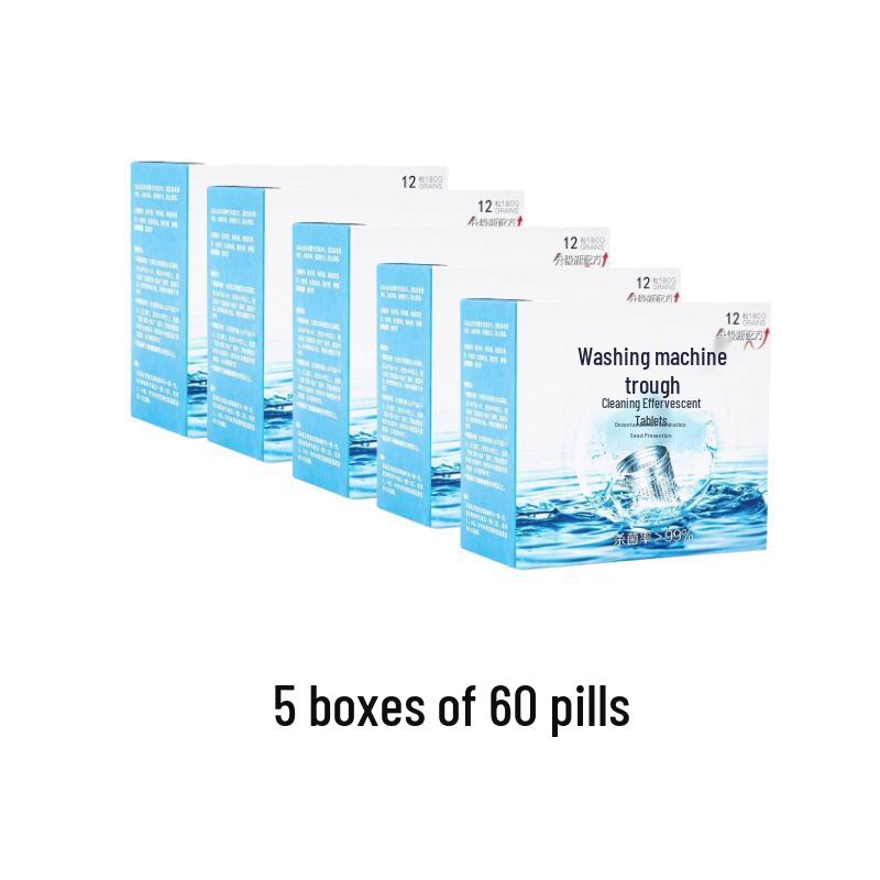 

Новые пользователи получают 4 коробки таблеток для чистки барабана стиральной машины 0,01% для стерилизации (12 штук в коробке)