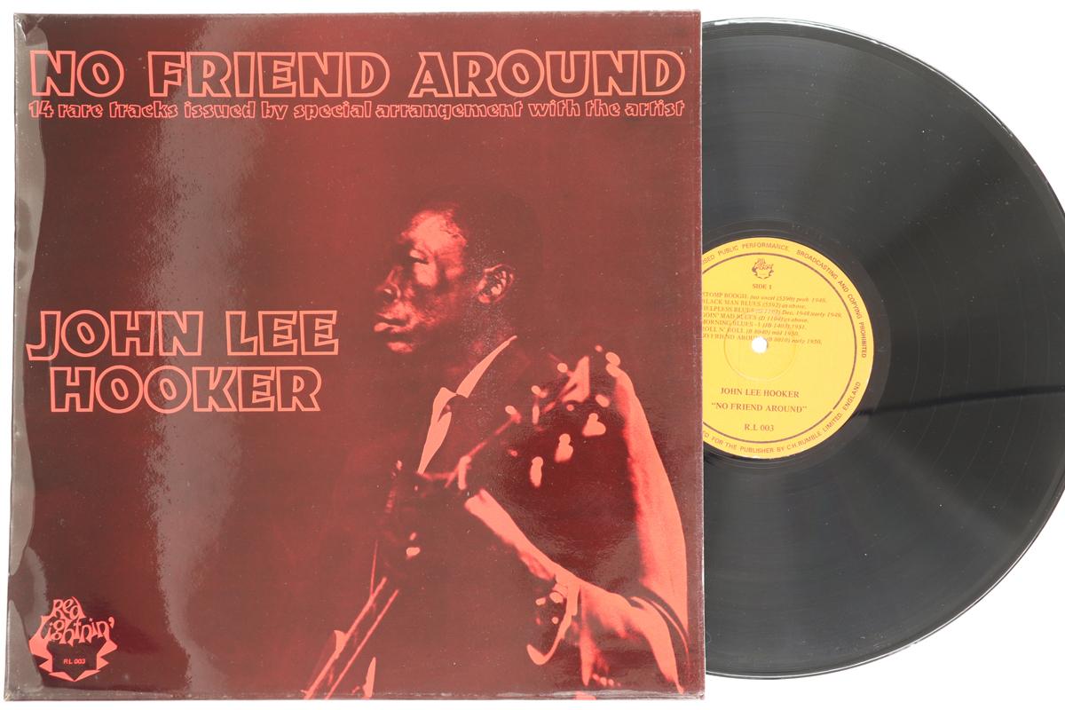 LP Record JOHN LEE HOOKER  No Friend Around RL003 BASE Italy Blues Used