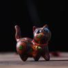 Cute Rainbow Horse Ornaments Rainbow Wood Small Cat Model Ornaments  Souvenirs
