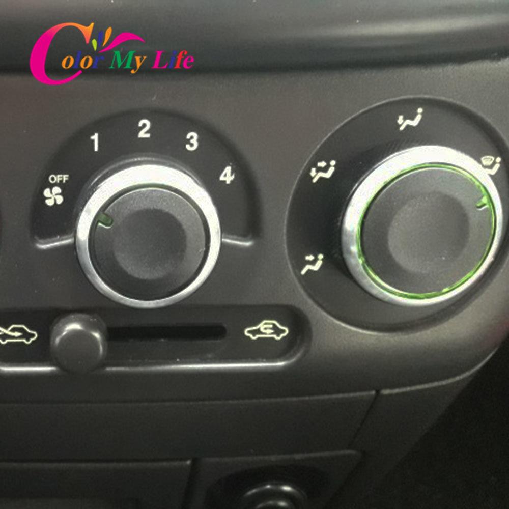 Buton AC pentru mașină Buton comutator de control al căldurii aer condiționat Accesorii din aliaj de aluminiu pentru Chevrolet Aveo Lova Sonic Spark După