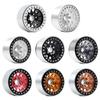 Injora 4Pcs Cnc Aluminum Alloy 1.9 Beadlock Wheel Rim For 1/10 Rc Crawler Car Axial Scx10 90046 Axi03007 Trx4 Vs4-10 Redcat Gen8