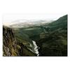 Nordic Natural Landscape Canvas Print Posters Animal Cow Deer Lake Snow Mountain Forest Railway Wall Art  Decor Pictu