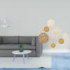 Abstract Rattan Thinker Sculpture Creative Woven Wall Art Decorative Figurine Unique Ornament for
