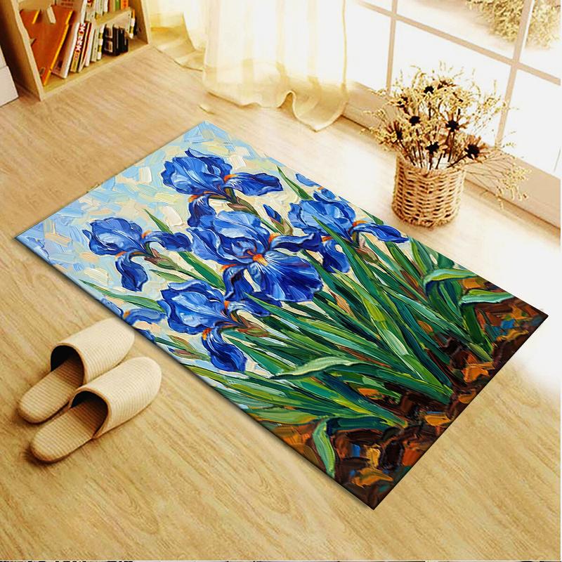 2025 New Flower Carpet Rug for Living Room Bedroom Home Sofa Decoration,Kids play Non-slip Floor Mat