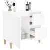 Vidaxl Bathroom Cabinet, White, 65X33X60 Cm, Wood-Based Material