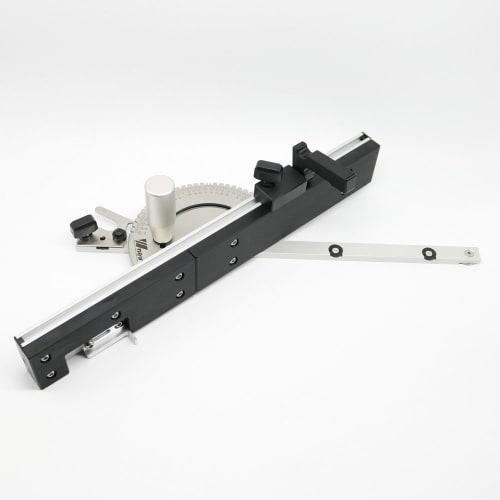 Woodworking DIY Tool Miter Gauge and Joint Jig Kit with Box Adjustable Flip Stop