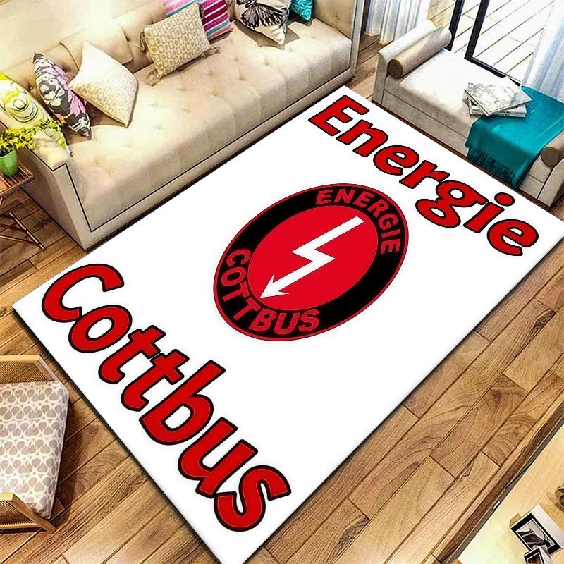 Energie Cottbus Carpet Rug for Living Room Bedroom Home Sofa Decoration,Kids play Nonslip Floor Mat
