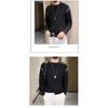 Spring 2024 Men's Sweater Patchwork Assorted Colors Skin-Friendly Fabric Fashion Versatile Top Casual Long-Sleeved Bottoming Shirt