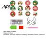 Relaxing Craft Hobbies for Kids 12 Pcs Christmas Faux Diamond Painting Art Coasters, DIY Rhinestone Coasters Festive Santa Snowman Patterns