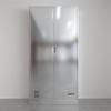 Jingwei 201 Stainless Steel Double Door Cleaning Storage Cabinet