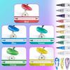10-colour Nail Art Graffiti Pen Double-ended Acrylic Nail Paint Pens Nail Art Markers  DIY Nail Art