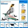 LUXTER 10" High-Power Sliding Compound Miter Saw for Woodworking