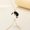 Hug Cute Pet Cat Pendant Necklace Women Girls  Trendy Jewelry Couple Gift Friendship Necklace