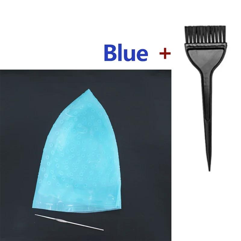 Reusable Hair Color Coloring Highlighting Dye Cap for Hair Extension Styling Tools Barber Beauty Professional Hair Salon Styling