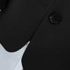 Mode Herbst Neue Blazerjacke Damen Lässig Taschen Langarmjacke Arbeitsanzug Mantel Büro Dame Einfarbig Schlank Schwarz Blazer