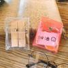 Pink Cute Sequin Transparent PVC Lipstick Bag Coin Purse Key Wallet Mini Comestic Bag