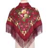 Foulard quadrato da donna 90x90 stile etnico - Fazzoletto da testa e scialle con stampa Xinjiang più venduto