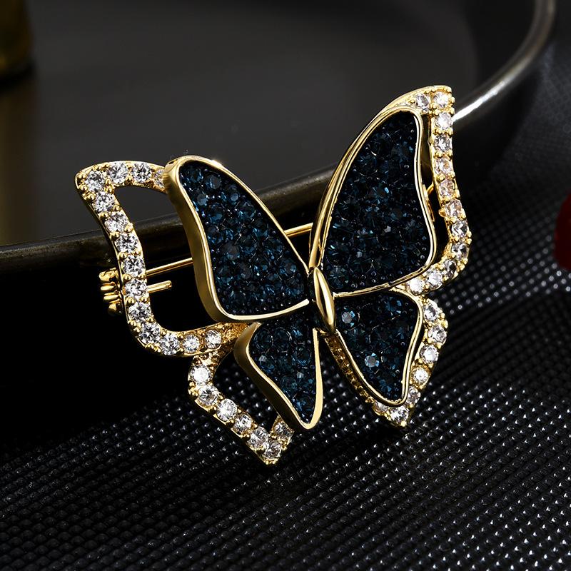 Senior-Broschen, Blumen-Blatt-Brosche, Anstecknadeln für Damen, Anzug-Anhänger, modische Broschen, Schmuck