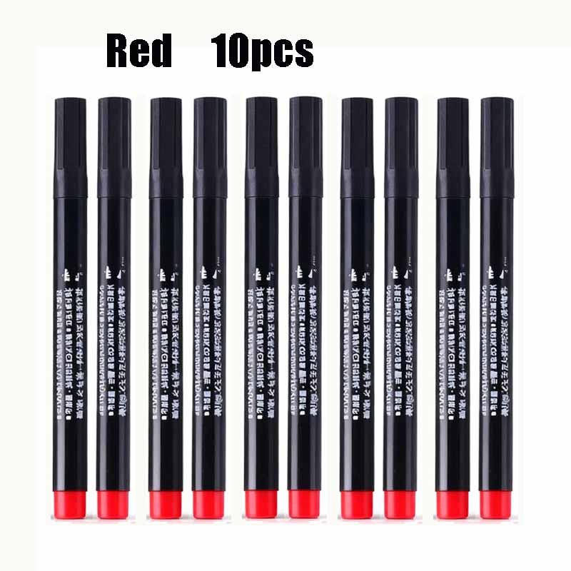 2mm Bold Tip Oil-Based Quick-Dry Waterproof Oil-Proof Permanent Marker for Plastic Metal & Wood Shipping Packaging & Coding